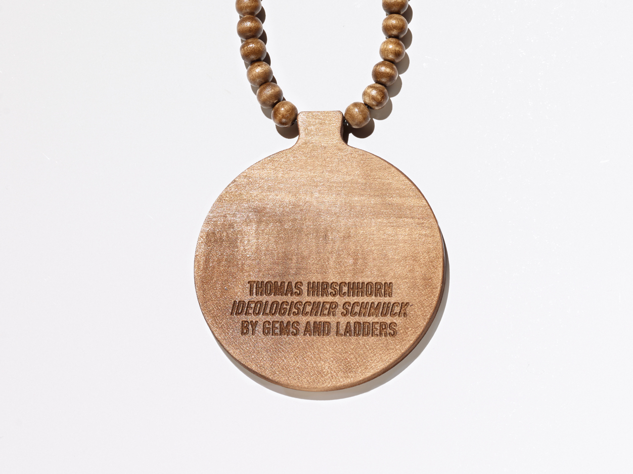 Ideological Jewellery 2, Thomas Hirschhorn – Ideological Jewellery 2 – back side