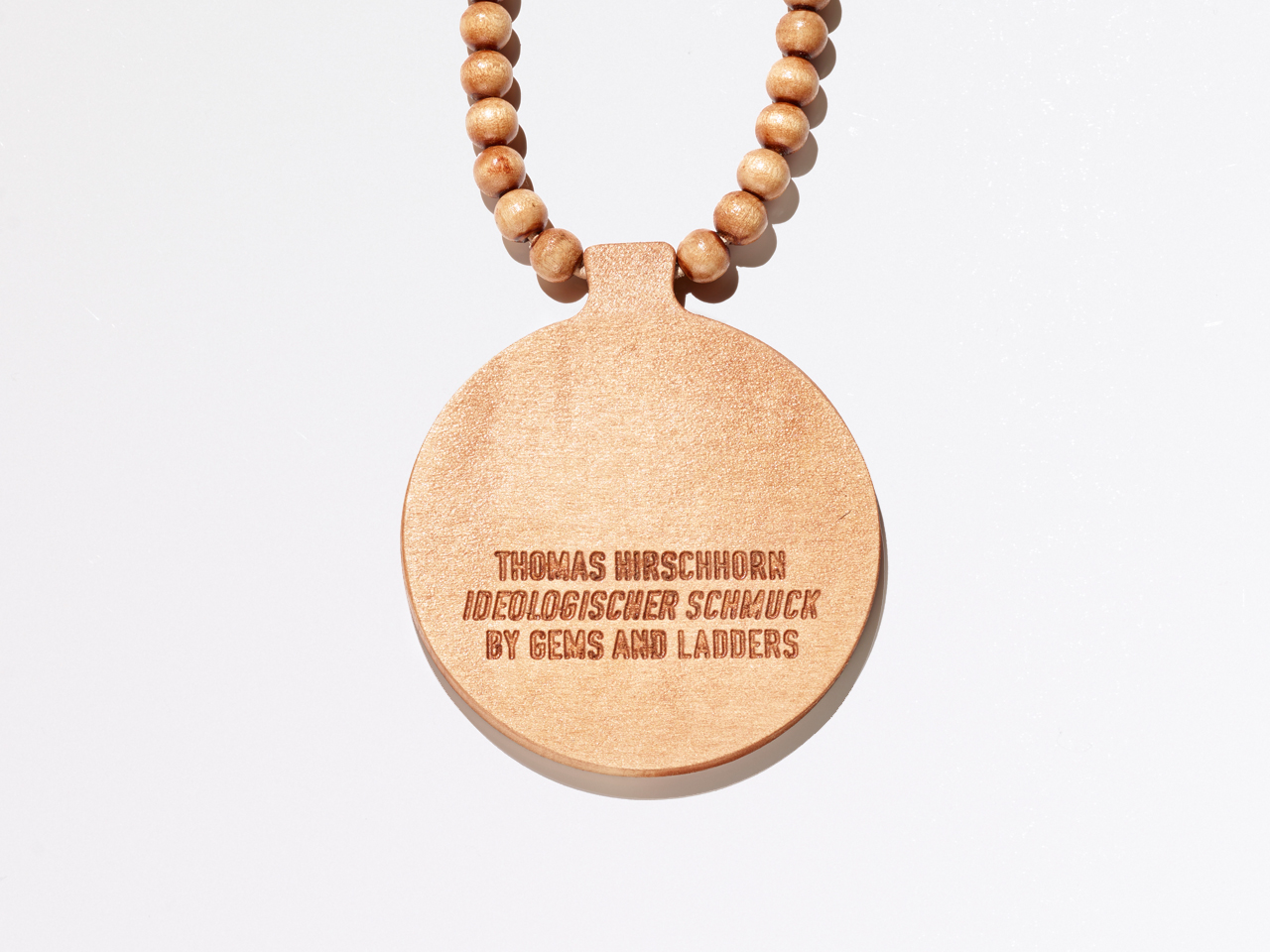 Ideological Jewellery 3, Thomas Hirschhorn – Ideological Jewellery 3, back side