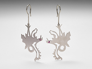 Meret Oppenheim :: Parapapillon Earrings
