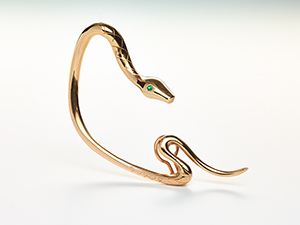 Meret Oppenheim :: Snake Ear Cuff